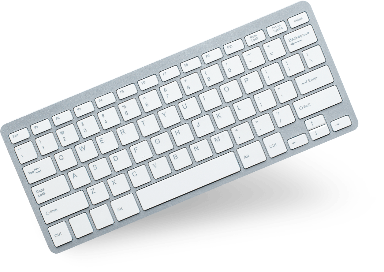 Image of a computer keyboard.
